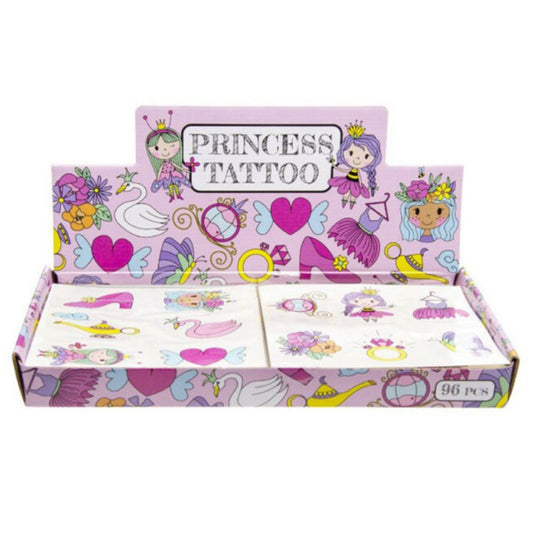 Princess Tattoo Sheet - Kids Party Craft