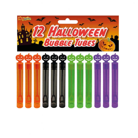 Pumpkin Bubble Tubes 12pk - PoundToys