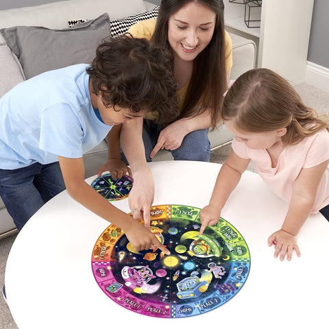 Puzzled Space Race Game - Kids Party Craft