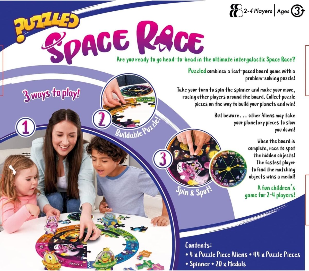 Puzzled Space Race Game - PoundToys