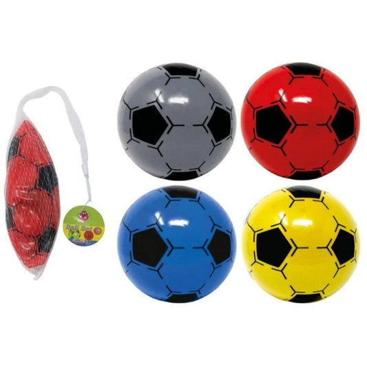 PVC Football Deflated in Net 25cm - PoundToys