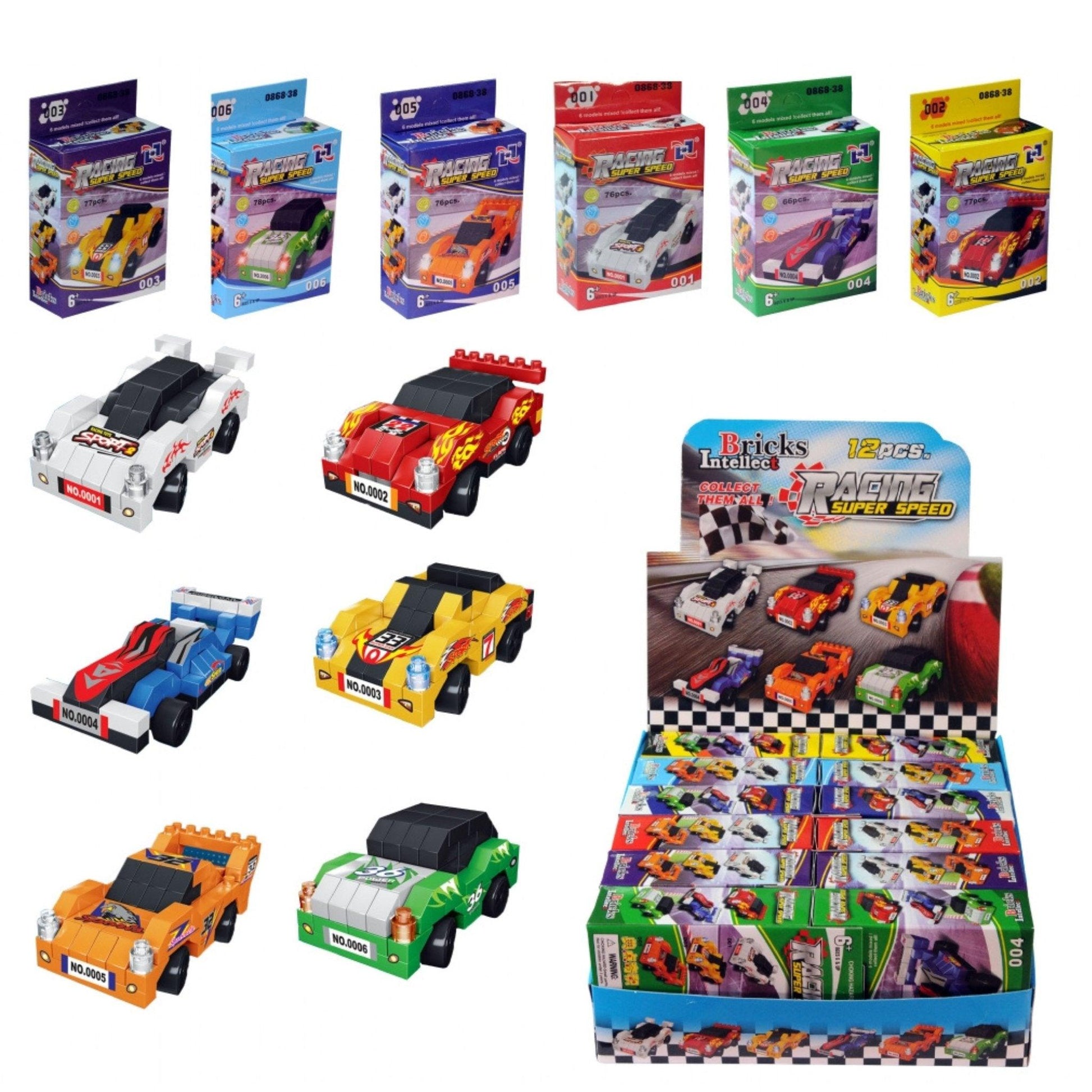 Racing Car Mini Brick Kit - PoundToys