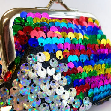 Rainbow Sequin Purse - PoundToys