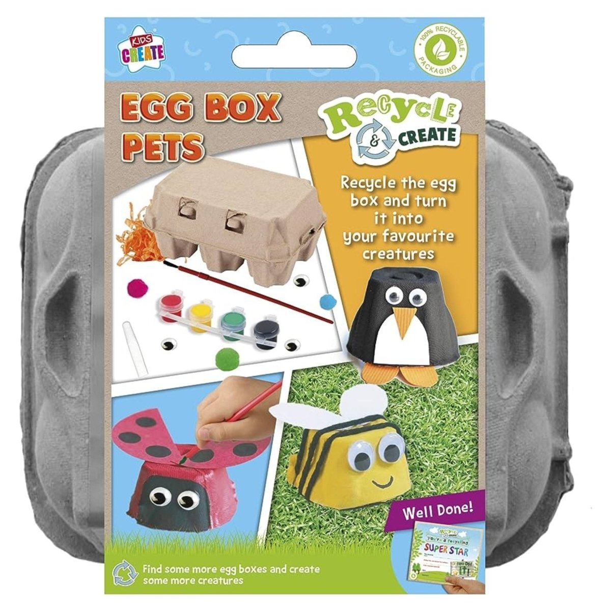 Recycle Egg Box Pets - PoundToys