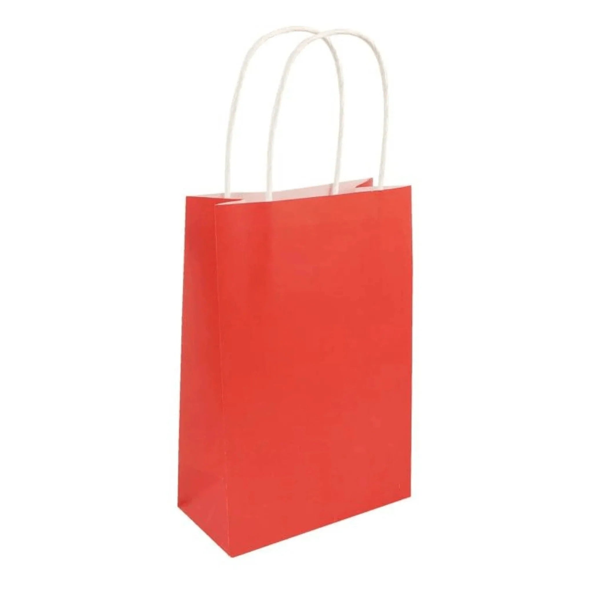 Red Paper Party Bags - Kids Party Craft