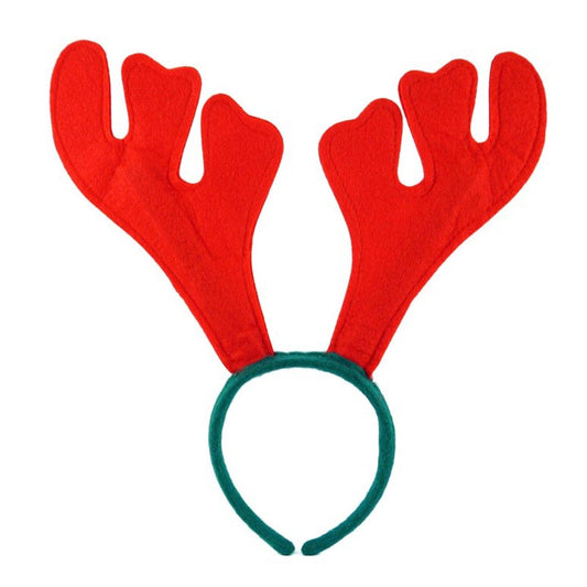 Red Reindeer Antler Headband - PoundToys