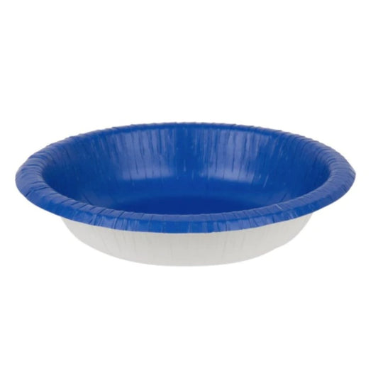 Royal Blue Paper Bowls 16 Pack - PoundToys