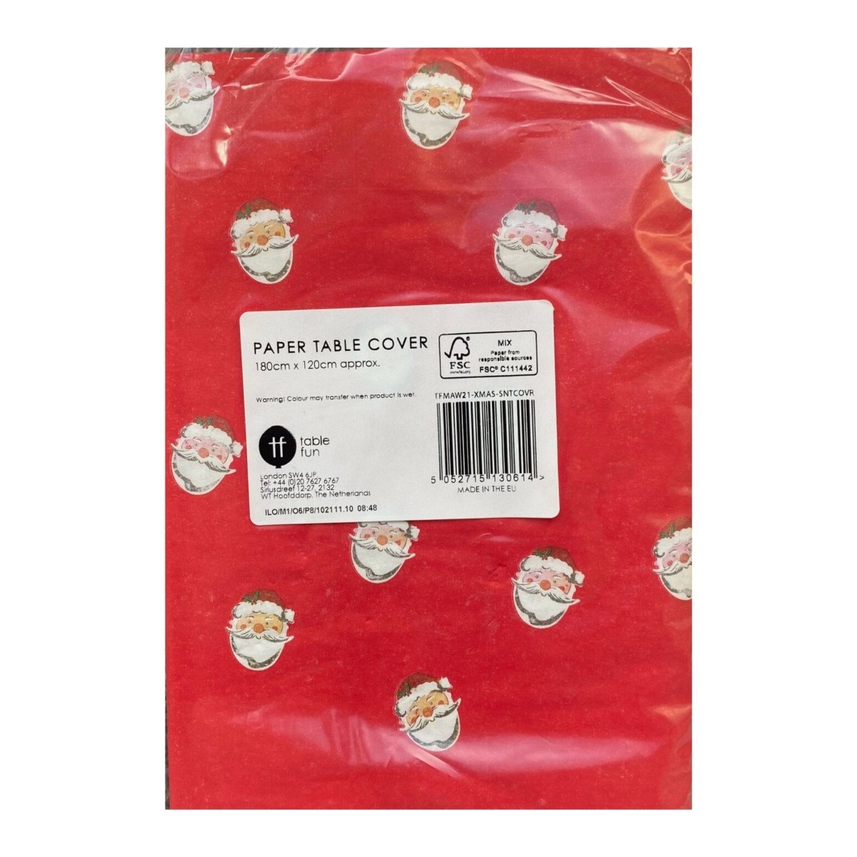 Santa Face Table Cover - PoundToys