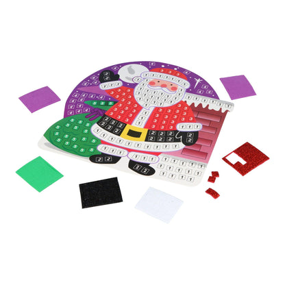 Santa Foam Mosaic Activity Kit - PoundToys