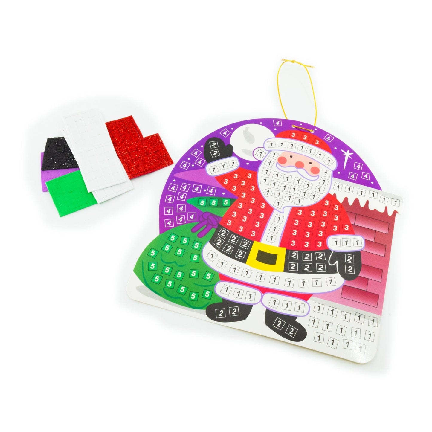 Santa Foam Mosaic Activity Kit - PoundToys