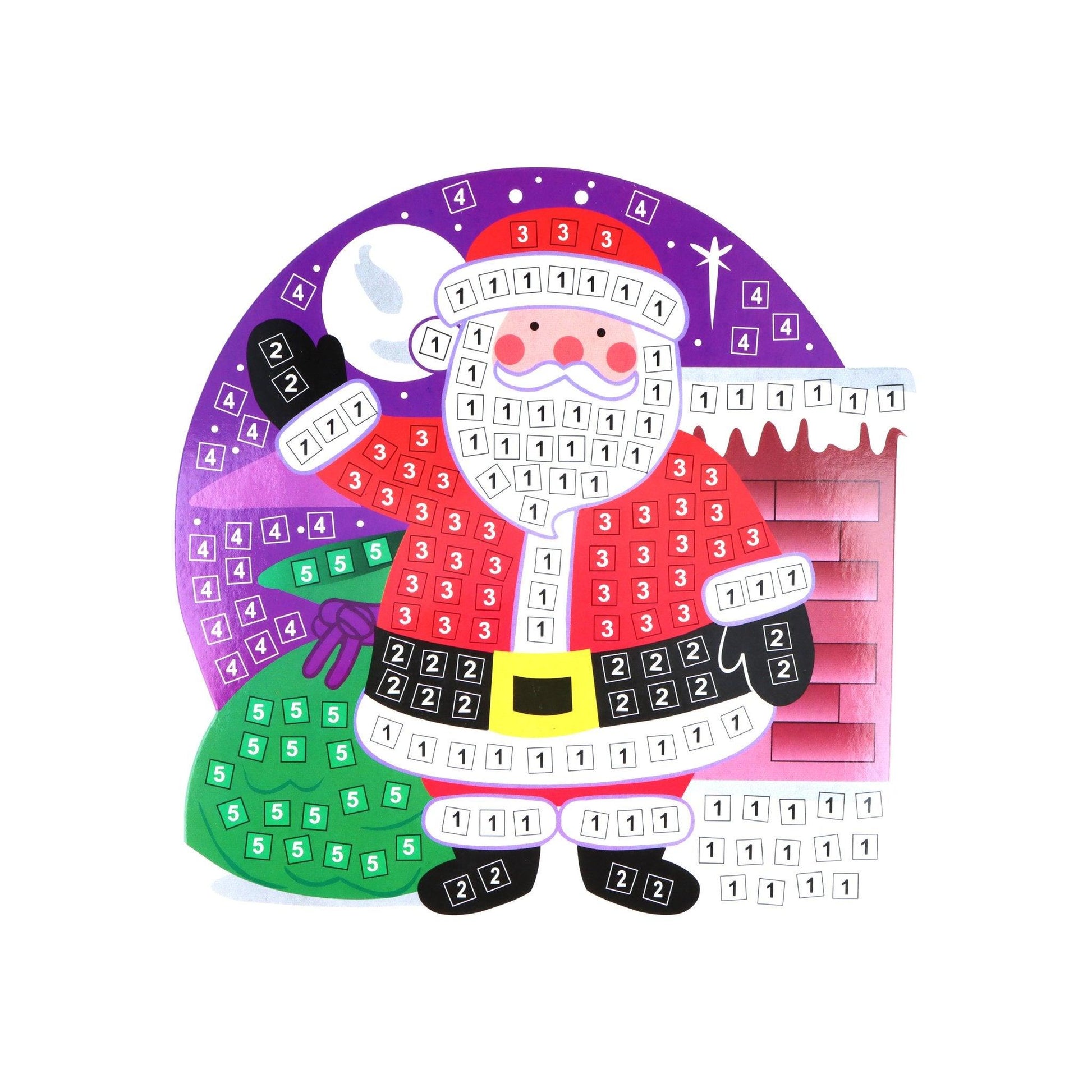 Santa Foam Mosaic Activity Kit - PoundToys