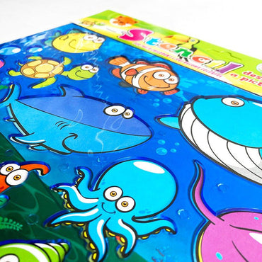 Sealife Stencil Fun Pack - PoundToys