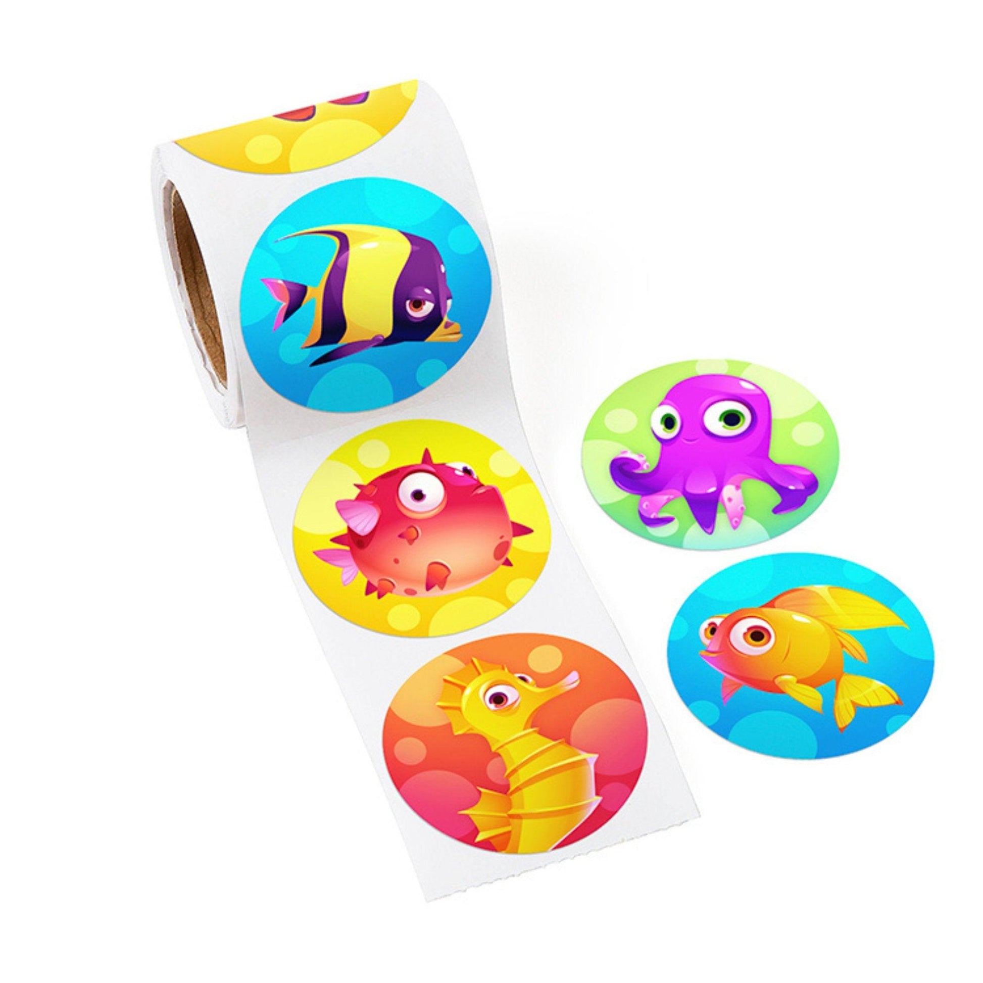 Sealife Sticker Roll (200 Stickers) - PoundToys