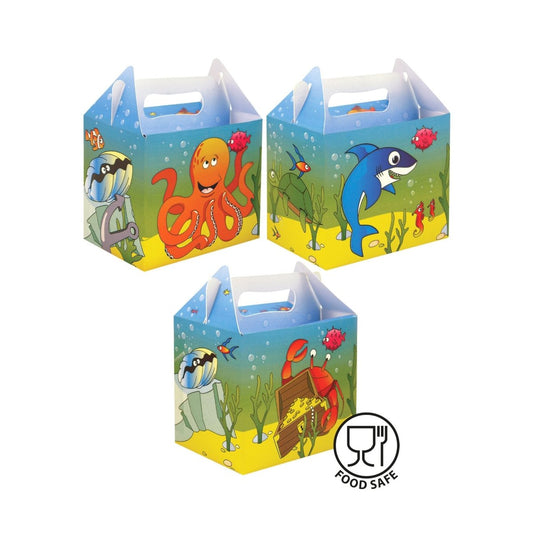 Sealife Themed Party Food Boxes - PoundToys