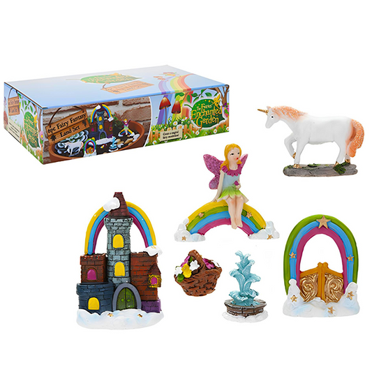 Secret Fairy Garden Fantasy Set 6 Piece - PoundToys