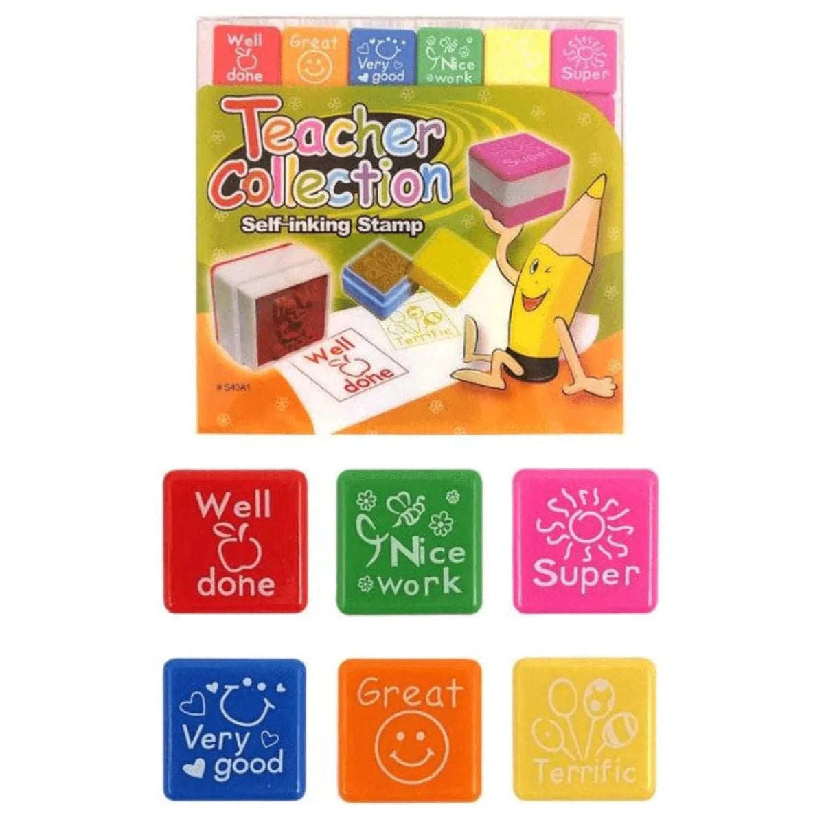 Self-Inking Teachers Stamps - PoundToys