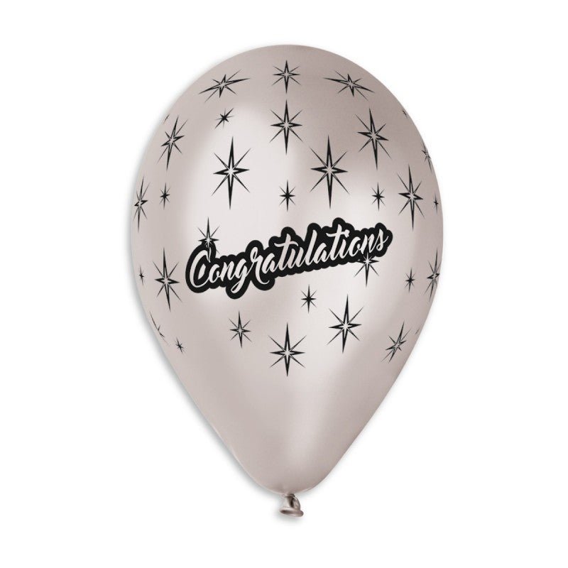 Silver Congratulations Balloon - PoundToys