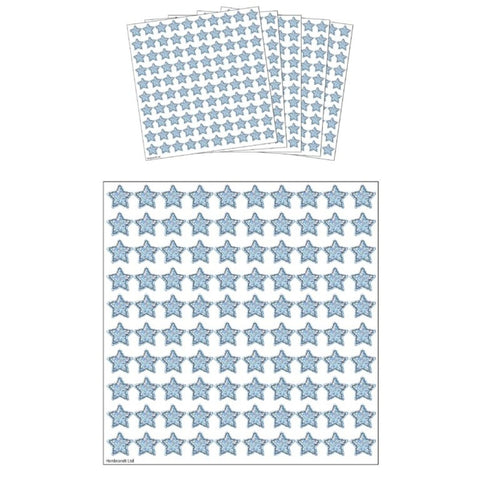 Silver Holographic Star Stickers (5 Sheets) - Kids Party Craft