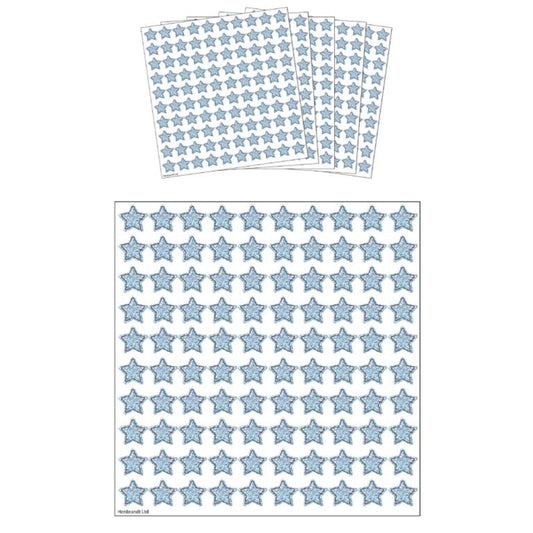 Silver Holographic Star Stickers (5 Sheets) - PoundToys