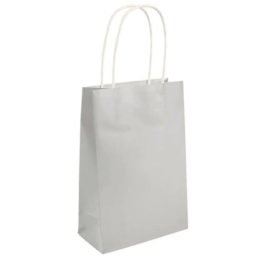 Silver Paper Party Bags - PoundToys