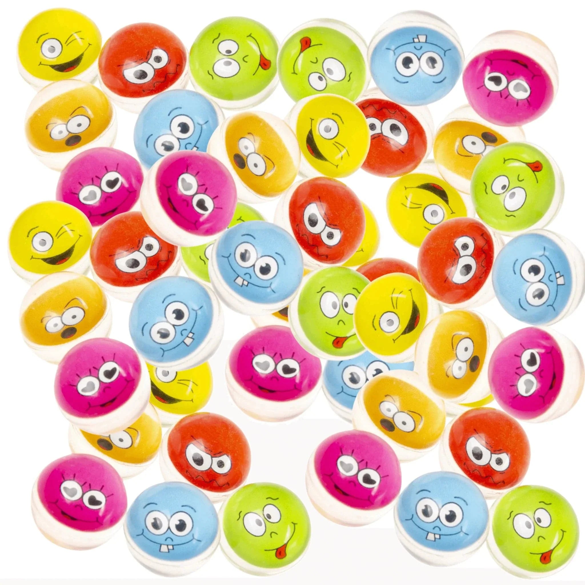 Smiley Face Emoji Bouncy Ball - PoundToys