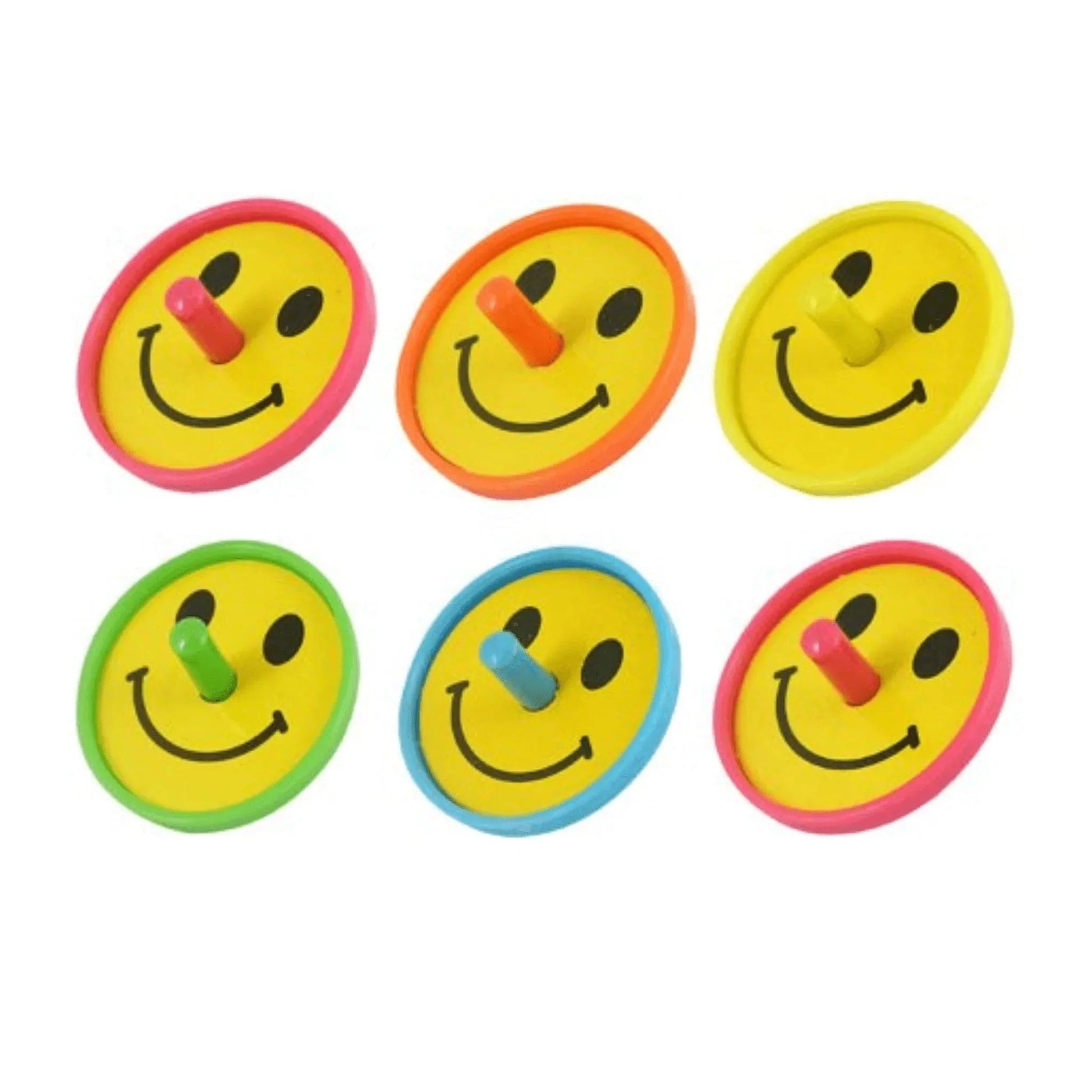 Smiley Spinning Tops - PoundToys