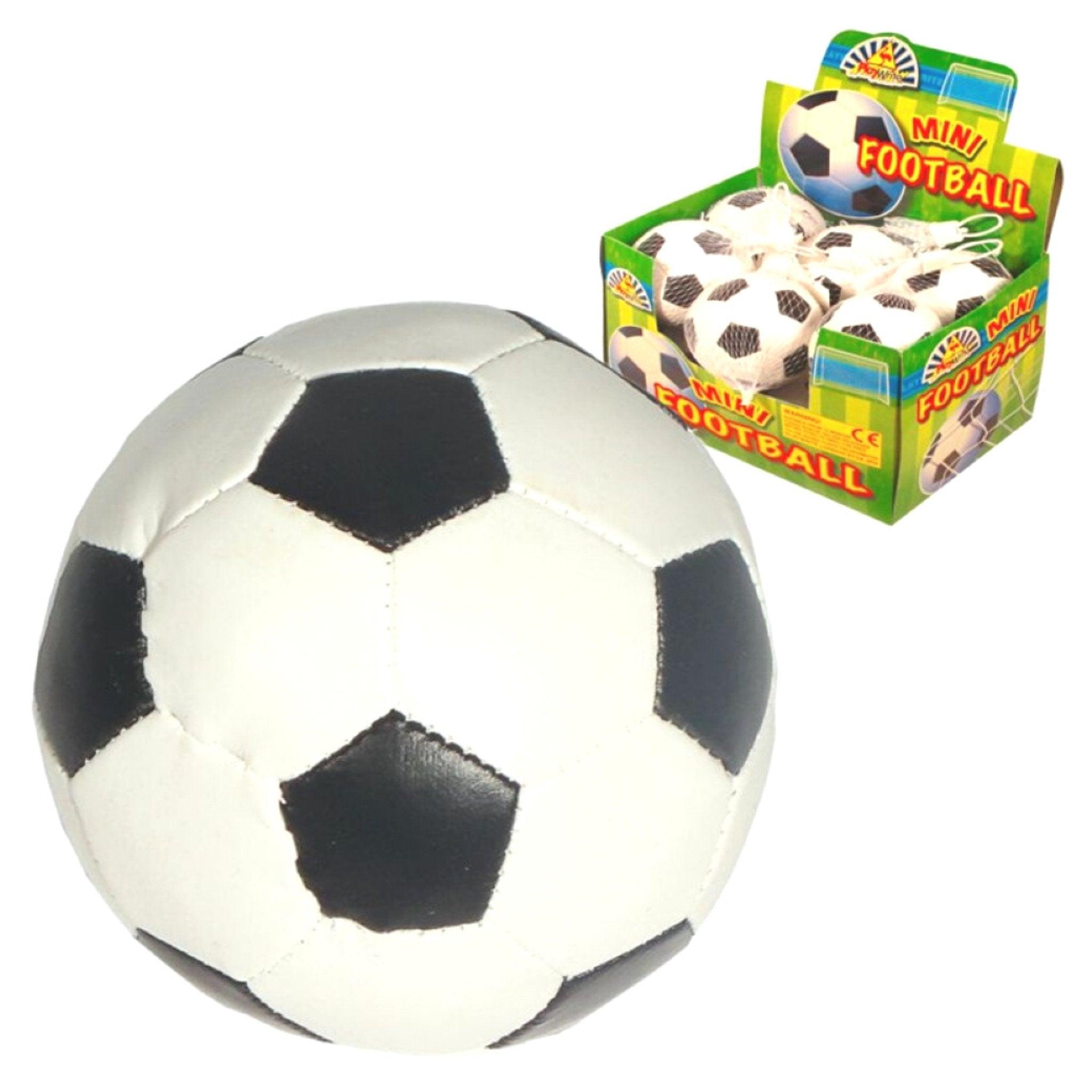 Soft Stitch Football in Net 8cm - PoundToys