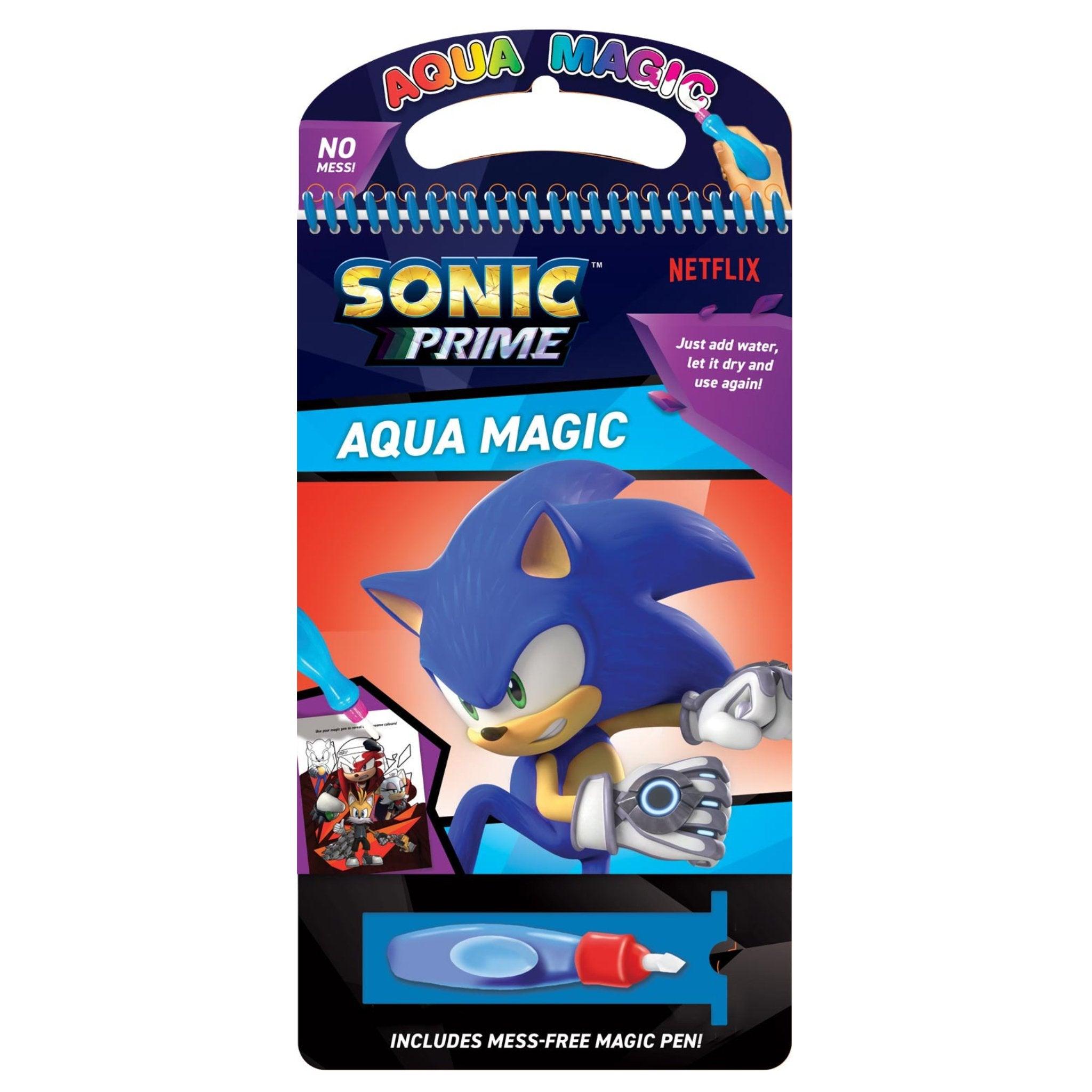 Sonic Prime Aqua Magic Activity Book - PoundToys