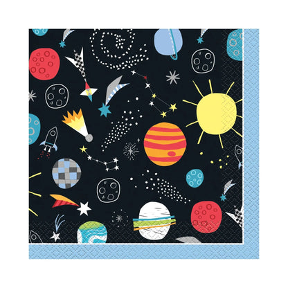 Space Luncheon Napkins 16pk - PoundToys