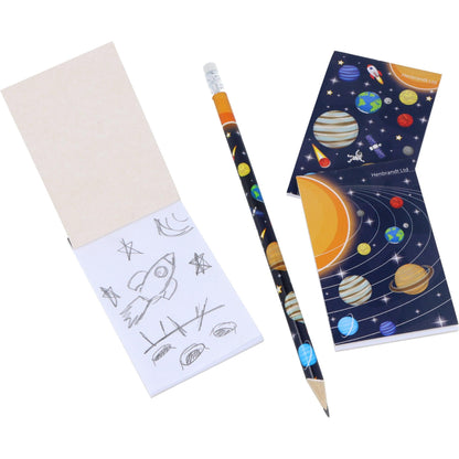 Space Pencils with Erasers (6 pieces) - PoundToys