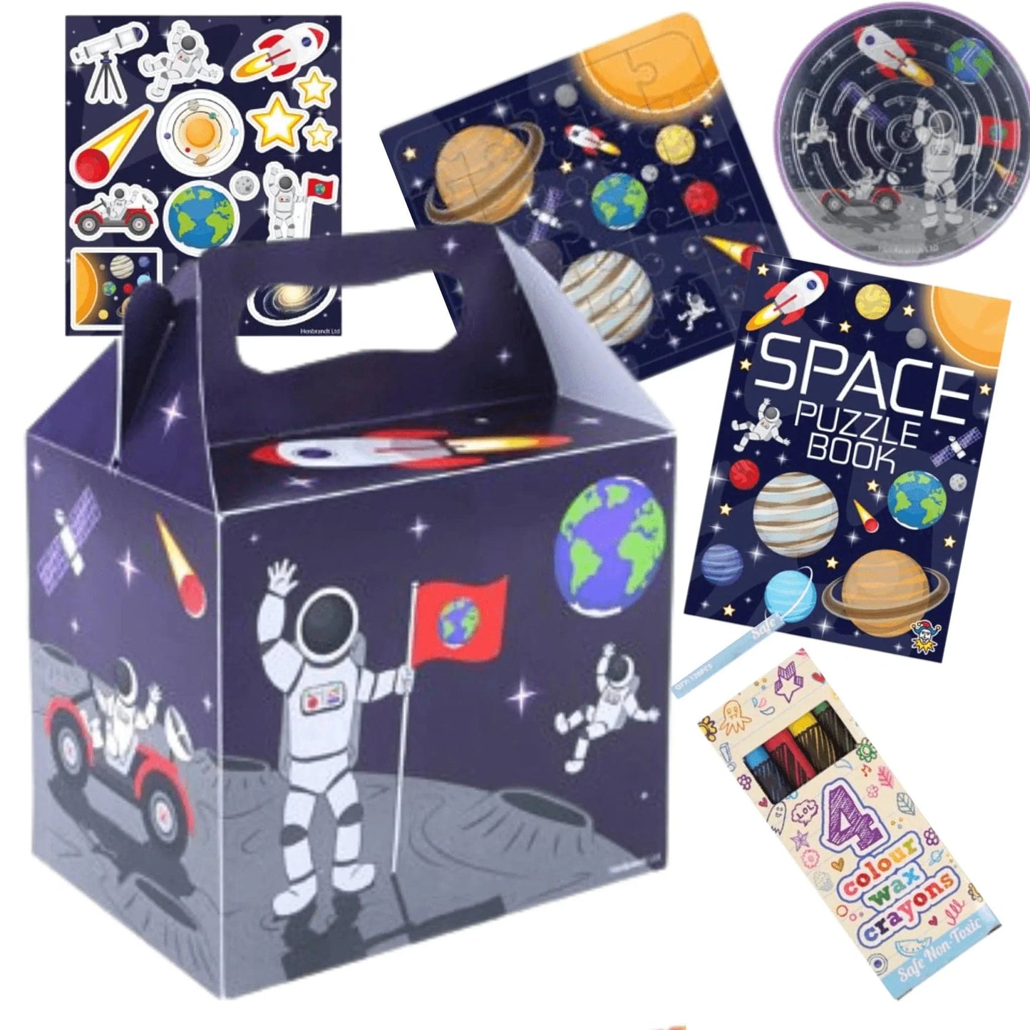 Space Pre-Filled Party Food Boxes - PoundToys