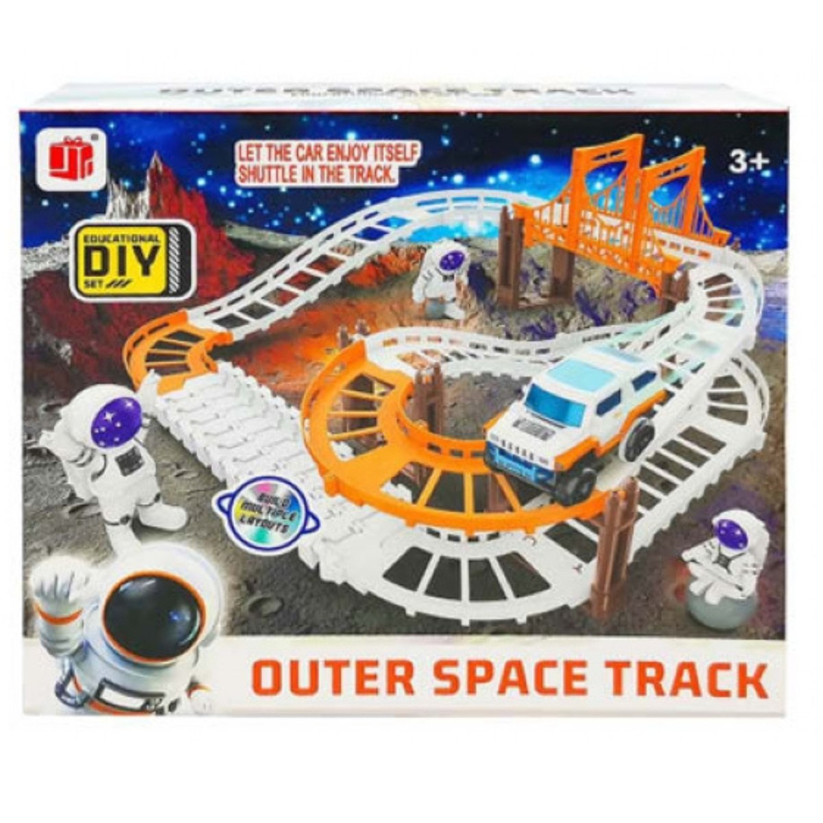 Space Race Track Build Your Own Kit - PoundToys