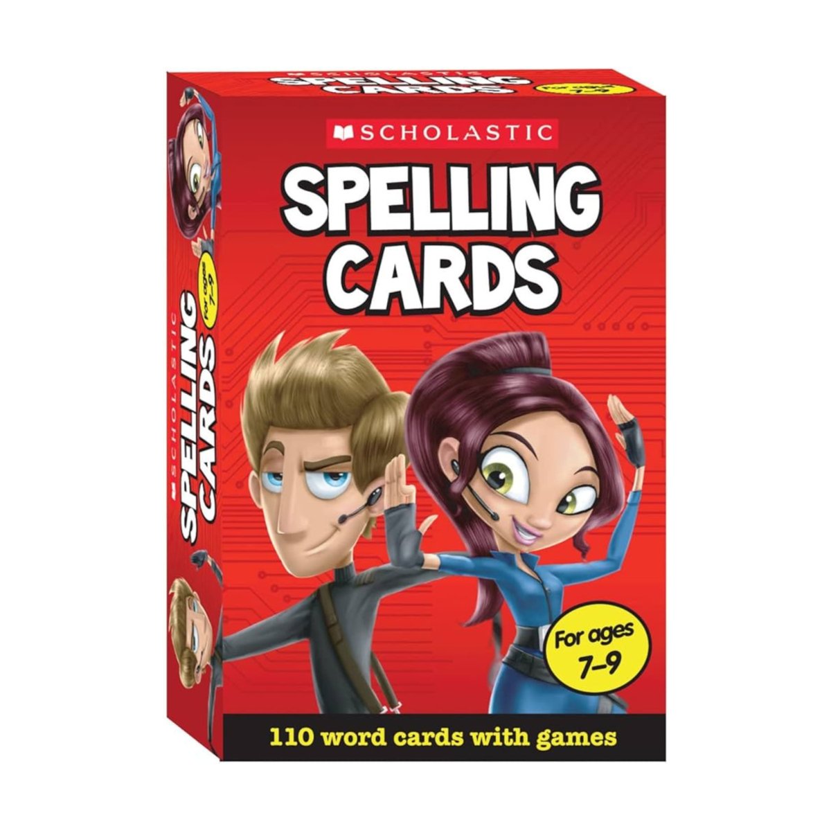 Spelling Flash Cards for ages 7-9 Pack Of 110 Cards - PoundToys