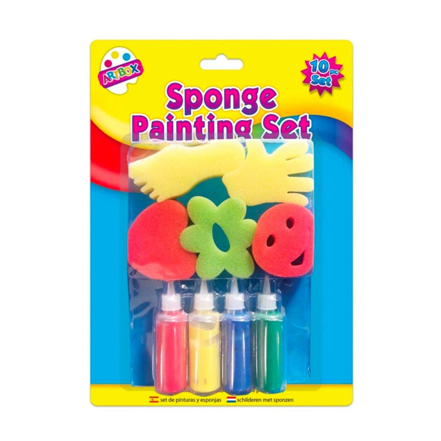 Sponge Painting Set (9 Pieces) - PoundToys