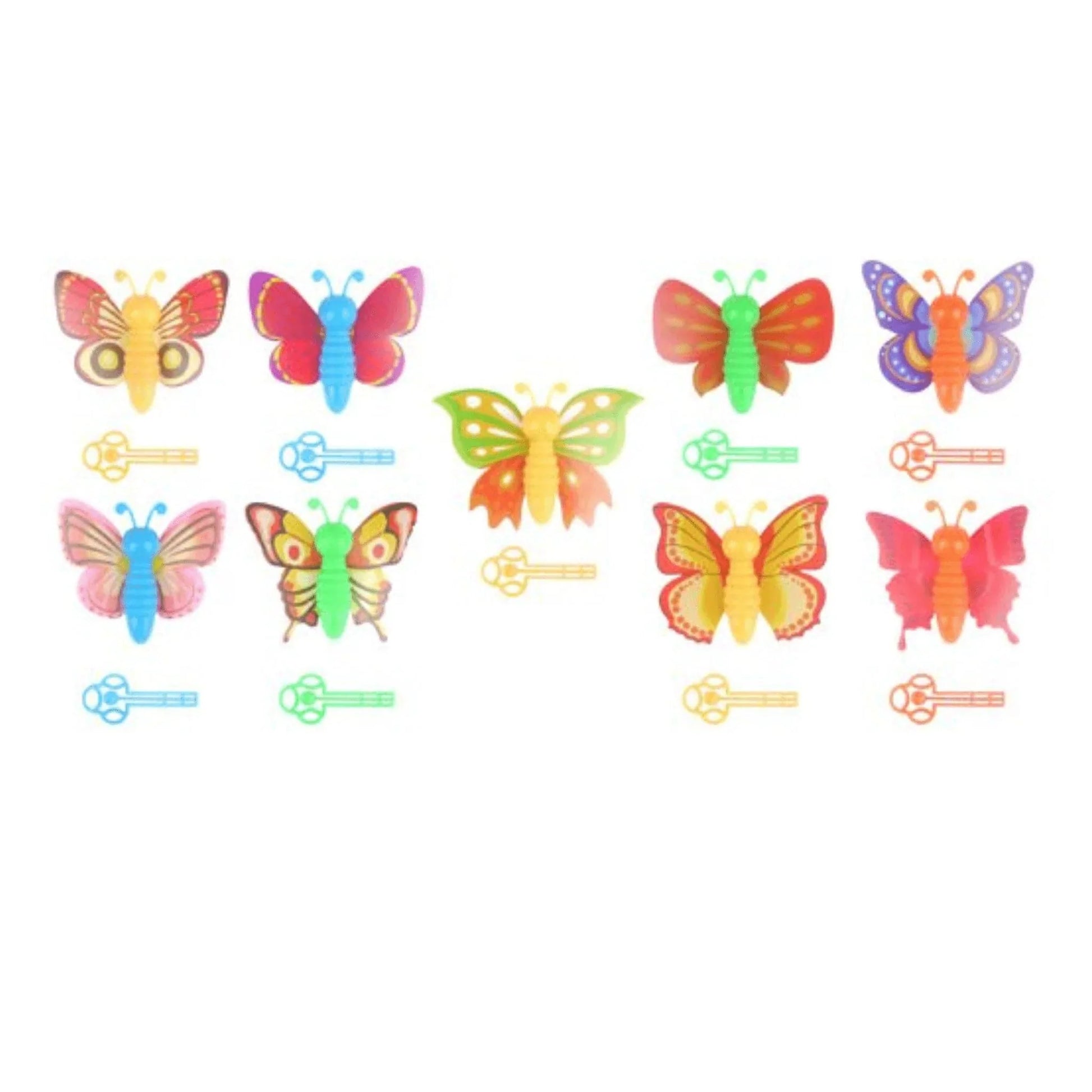 Spring Butterfly with Key (6cm) - PoundToys