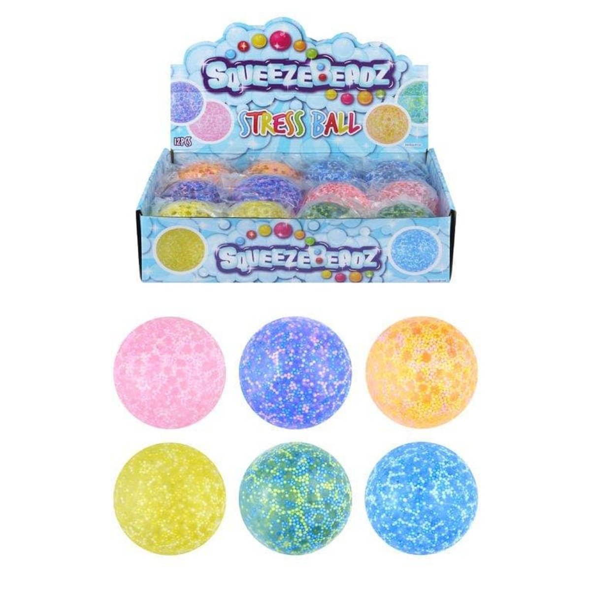 Squeeze Stress Balls with Beads - PoundToys