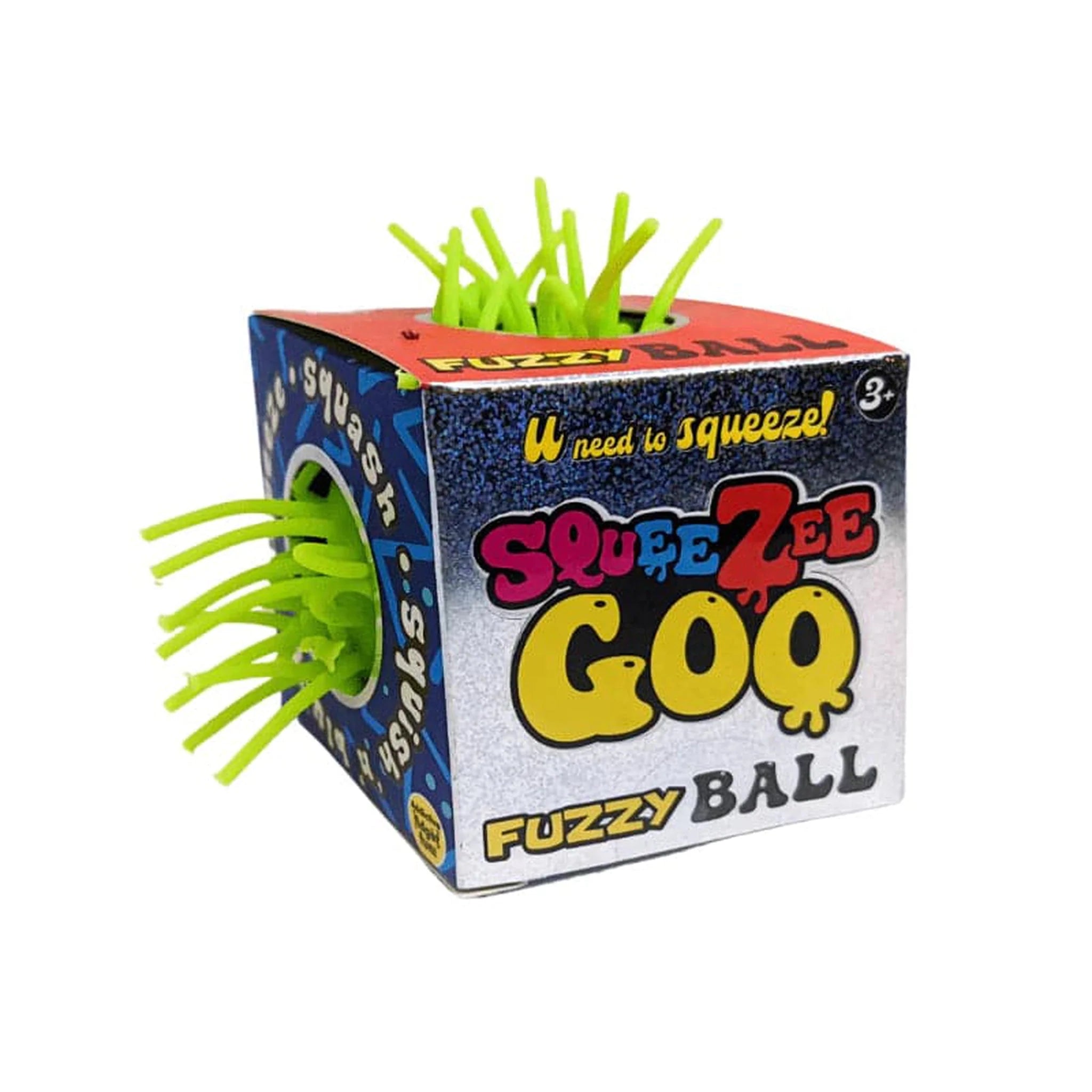 Squeezee Goo Fuzzy Squish Ball - PoundToys