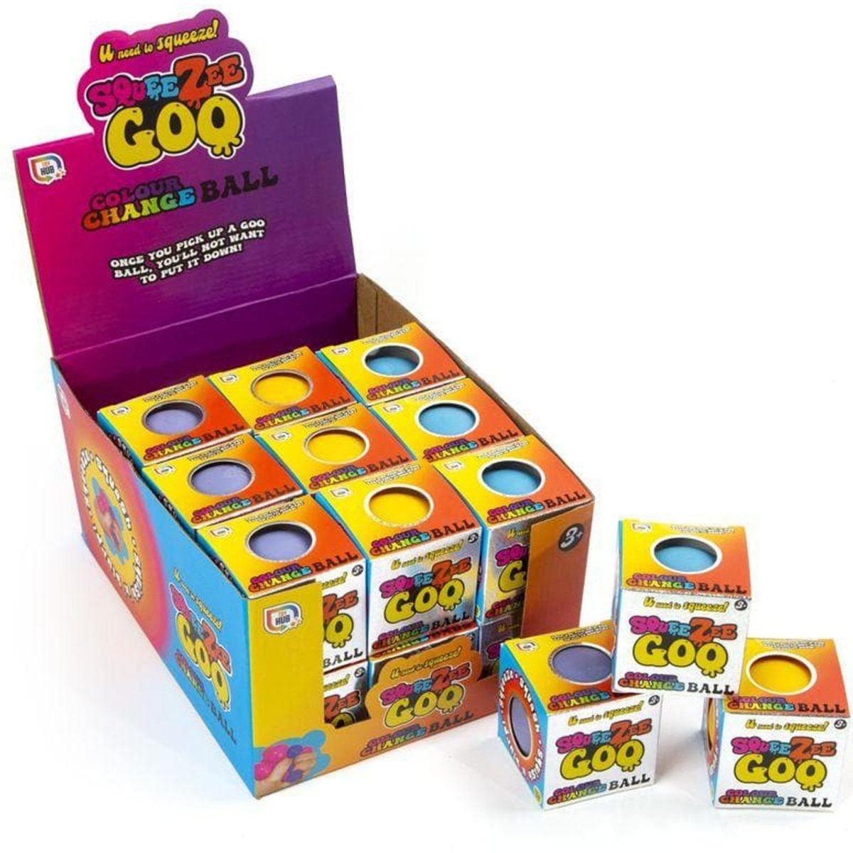 SqueeZee Goo Large Colour Changing Ball - PoundToys