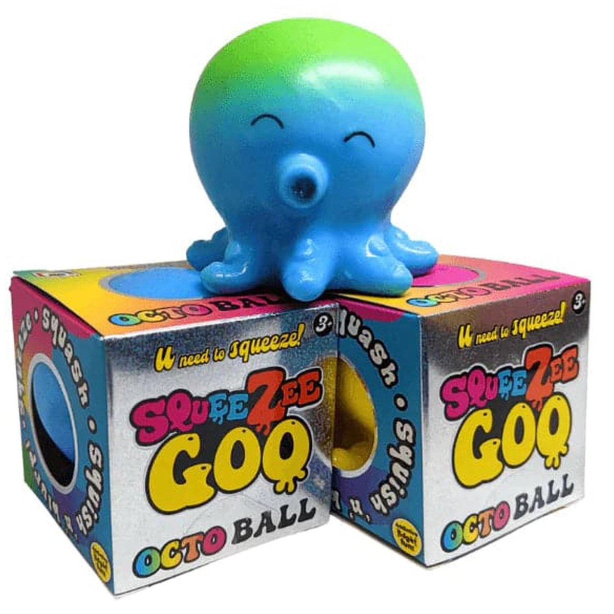 Squeezee Goo Octo Squish Ball - PoundToys