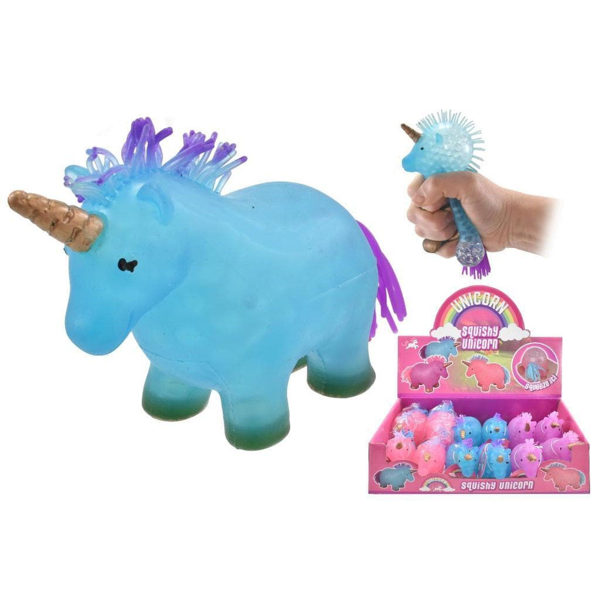 Squishy Unicorn With Beads - PoundToys
