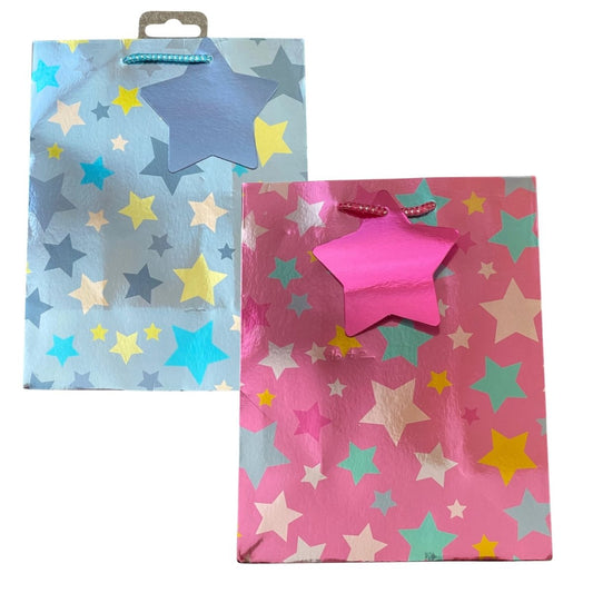 Stars Foil Gift Bags - PoundToys