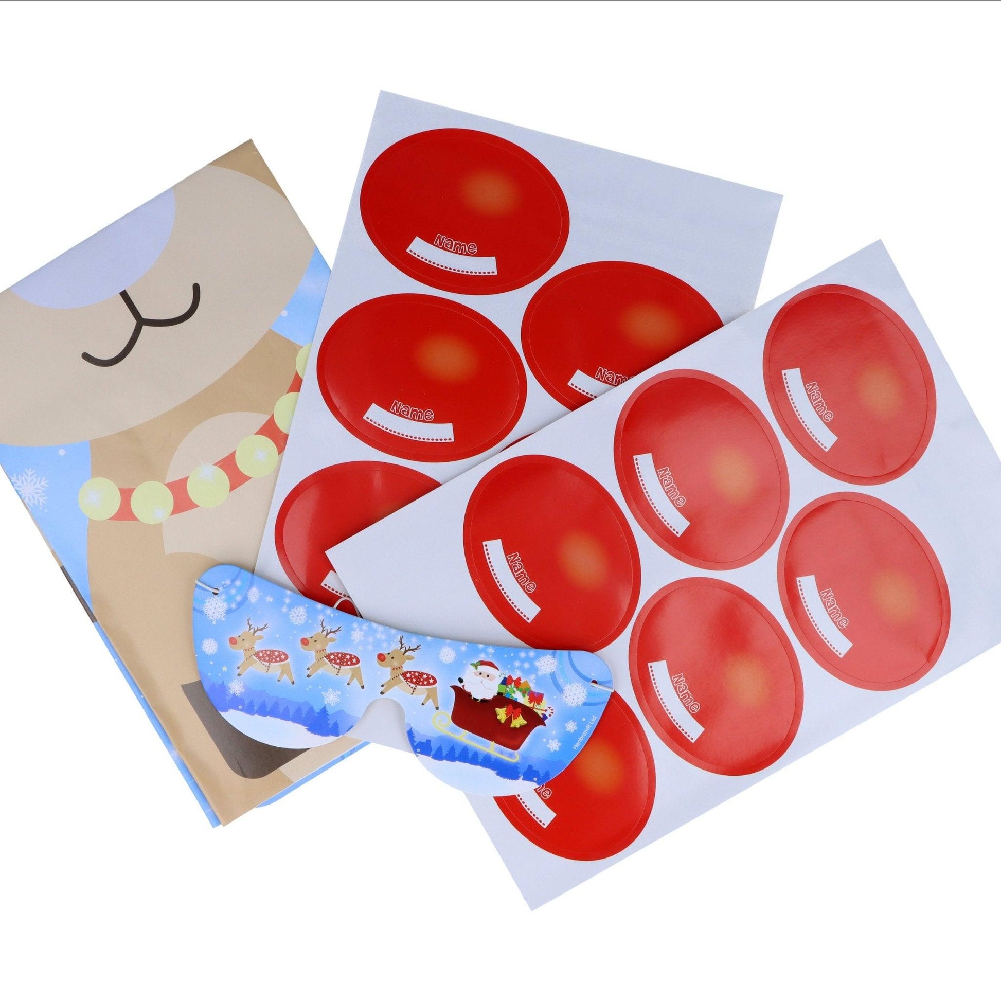 Stick The Red Nose On The Reindeer Game - PoundToys