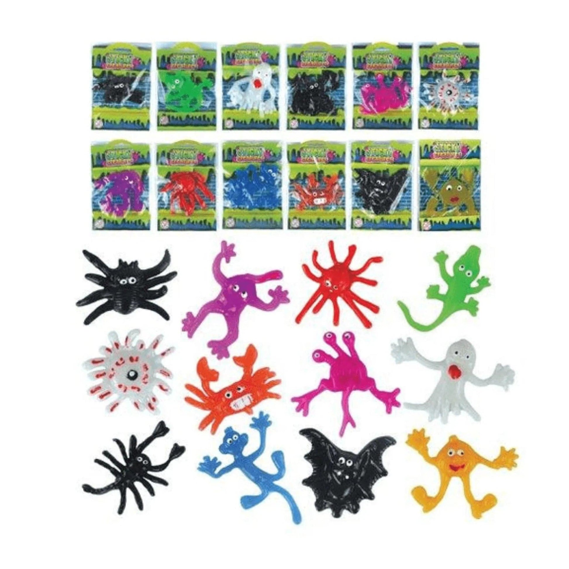 Sticky Creatures (9-11cm) and Assorted Colours - PoundToys