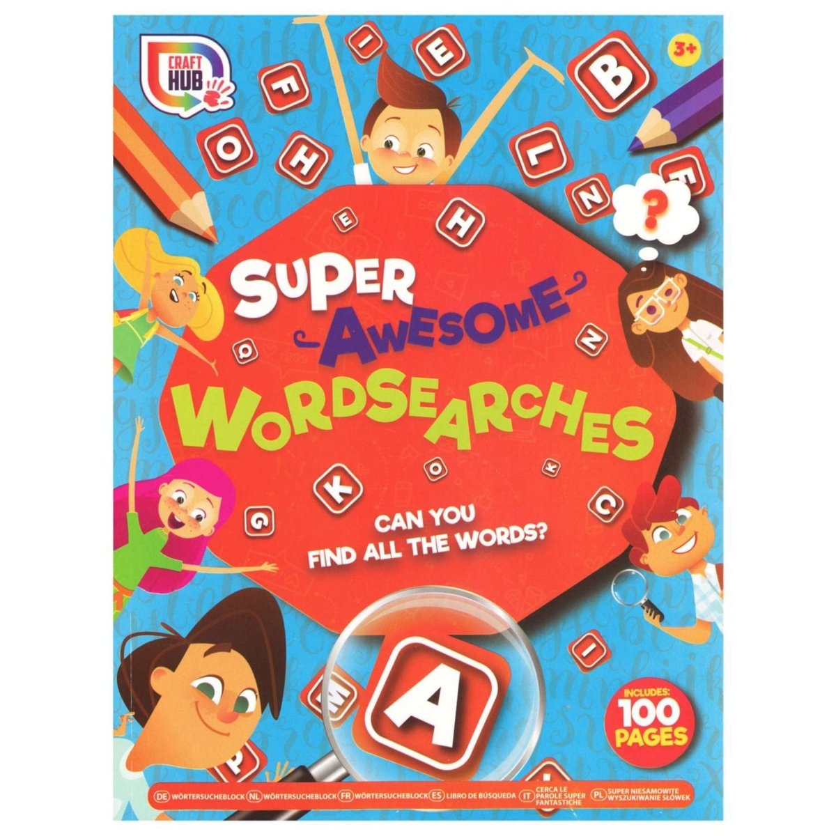 Super Awesome Wordsearches Book - PoundToys