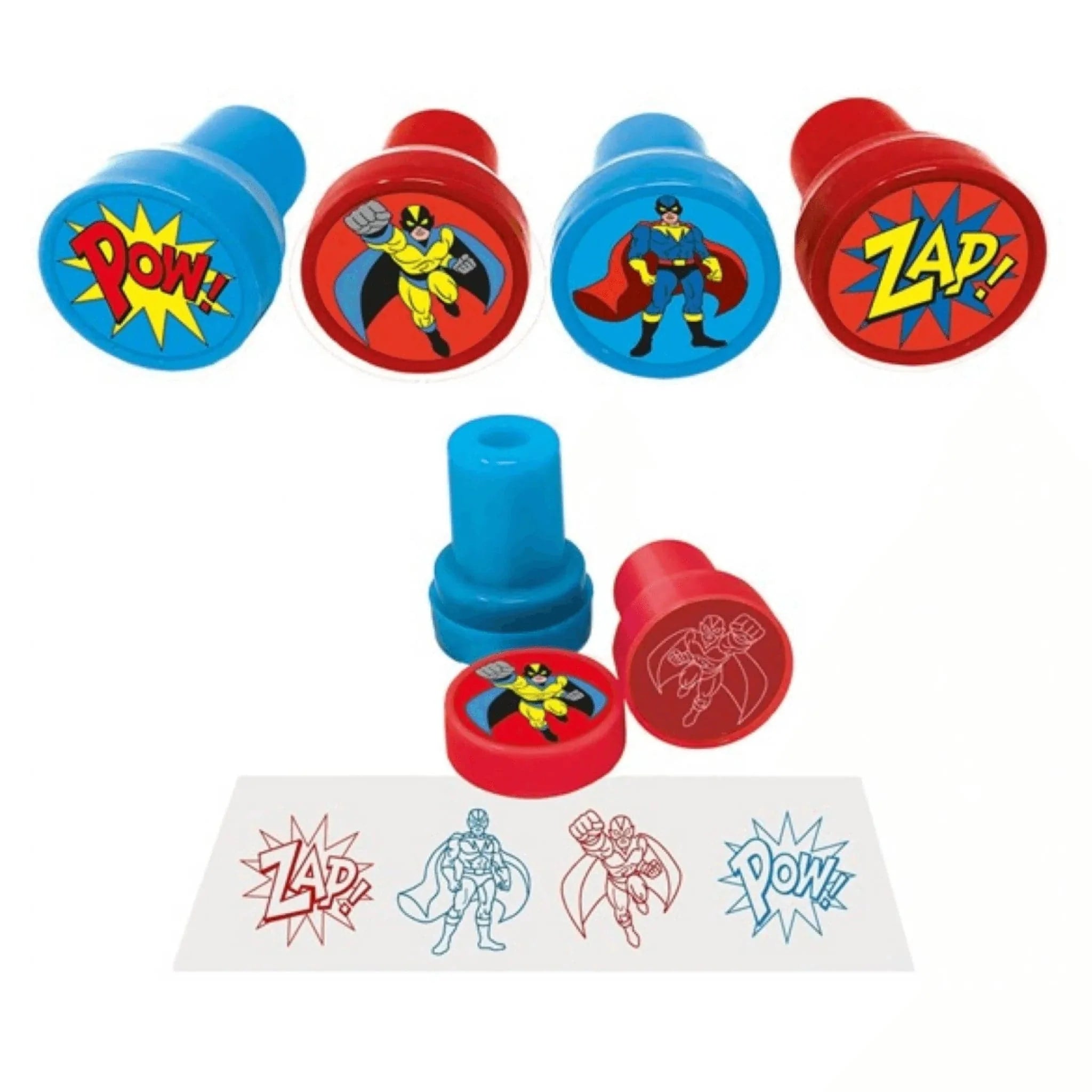 Super Hero Ink Stampers 3.5cm - PoundToys