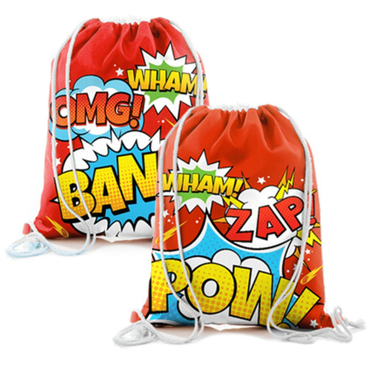 Super Hero Mini Drawstring Bag - PoundToys