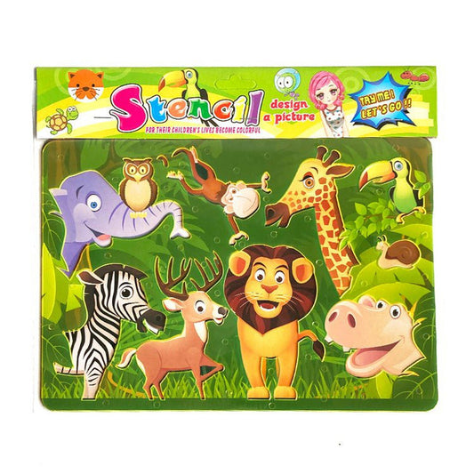 Super Jungle Stencil Fun Pack - PoundToys