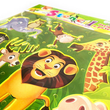 Super Jungle Stencil Fun Pack - PoundToys