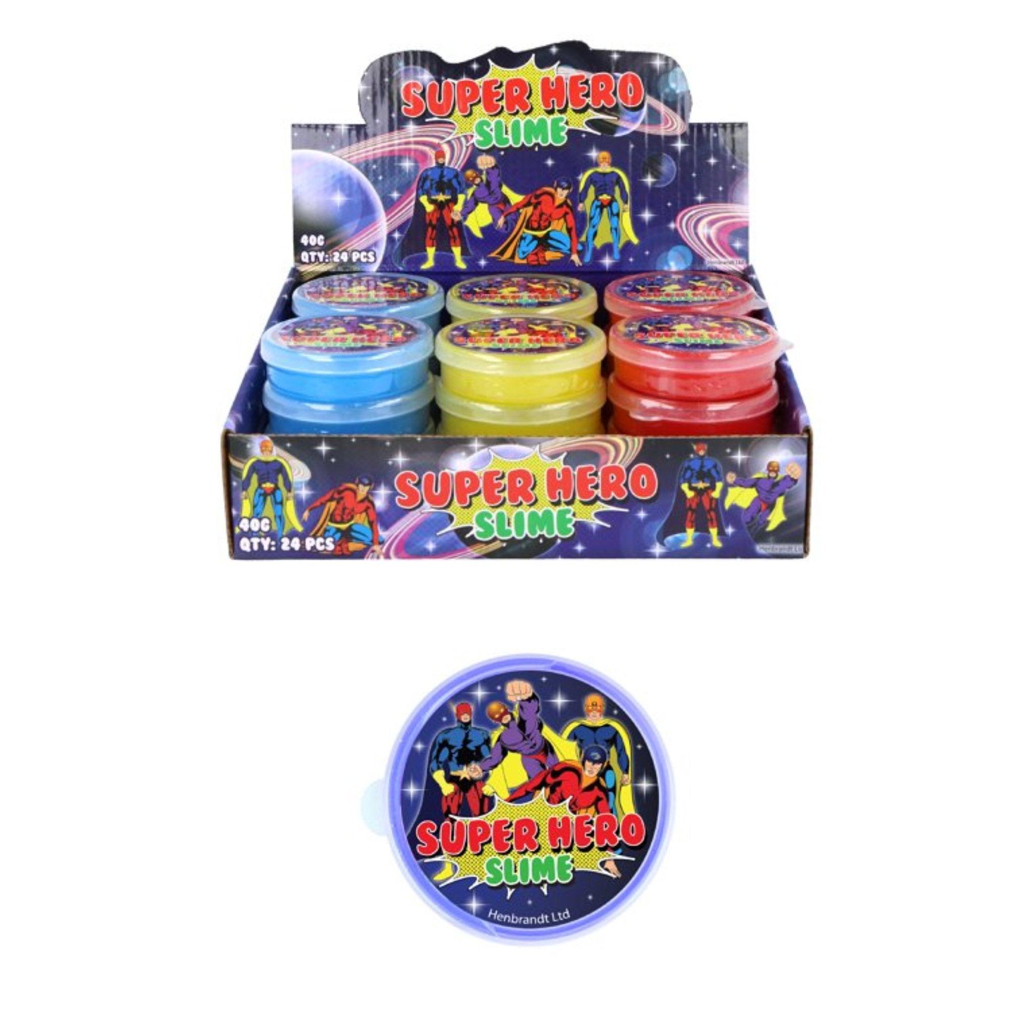 Superhero Slime Tub (7cm x 2cm) - PoundToys