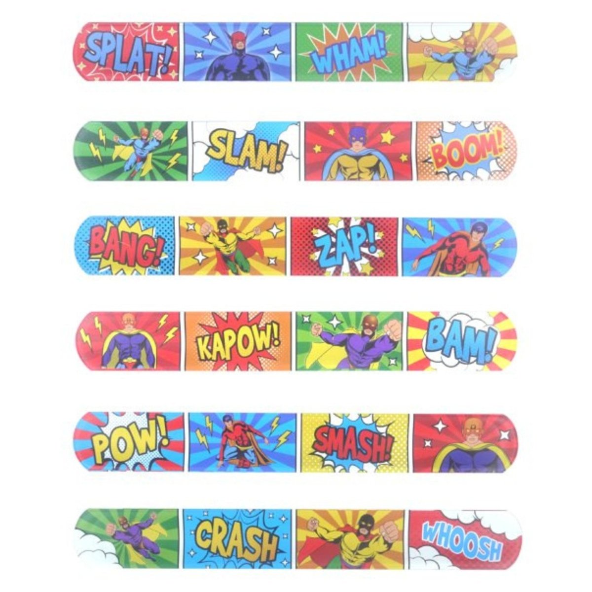 Superhero Snap Bracelets - Kids Party Craft